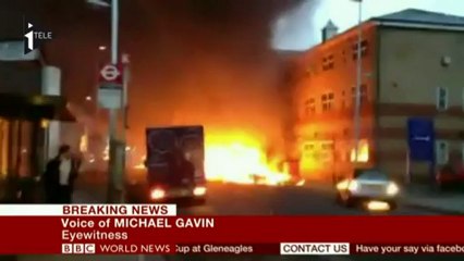 Crash d'hélicoptère à Londres