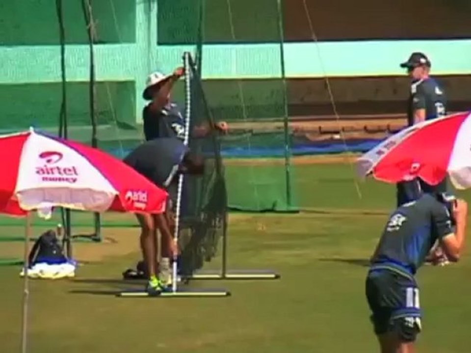 England in practice session