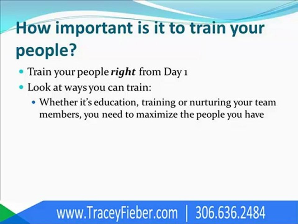 Importance of Training Your People Part 1