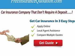 Monthly Auto Insurance Without Deposit - Buy It Online & No Deposit Necessary