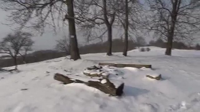 Neige sur la côte Saint-Jean, janvier 2013, Moyenvic