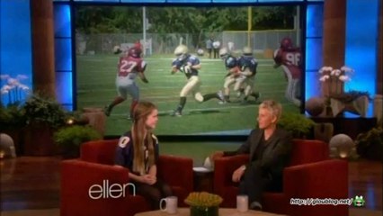 Ellen Meets a Young Footballer Jan 15 2013