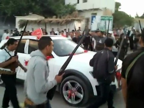 Mariage en Algérie, tirs au fusil