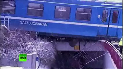 Une femme de ménage vole un train et s'encastre dans un immeuble