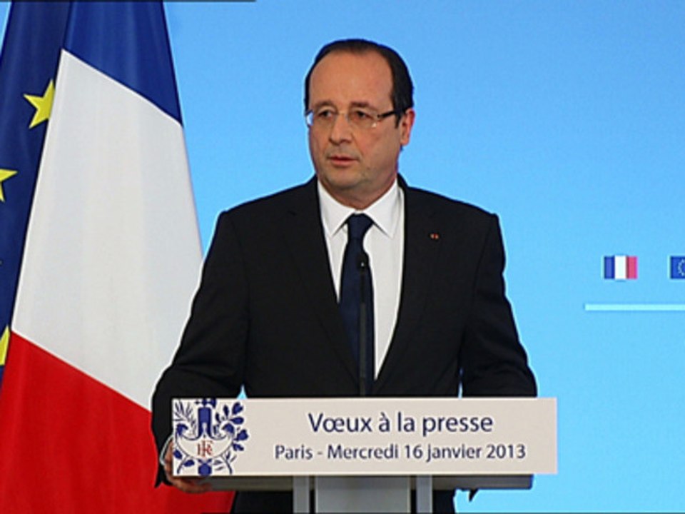 Vœux à la presse du Président de la République