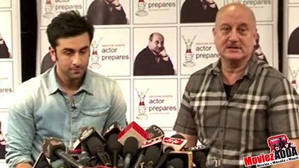 Ranbir Kapoor Visits Anupam Kher's Acting School - 'Actor Prepares'