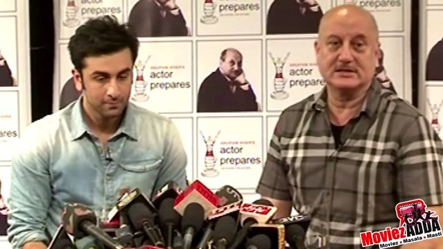 Ranbir Kapoor Visits Anupam Kher's Acting School - 'Actor Prepares'