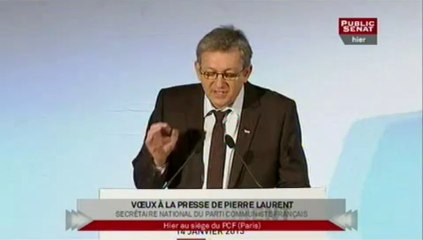 EVENEMENT,Voeux de Pierre Laurent à la presse