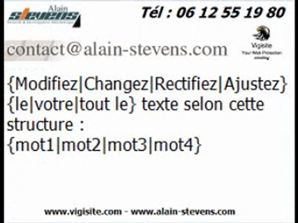 Techniques de Content Spinning - Article Spinning