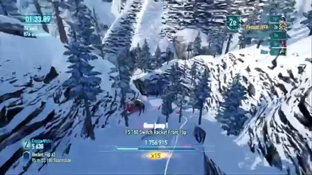 SSX - Gameplay #8 - Une descente sur la démo jouable (Xbox 360)
