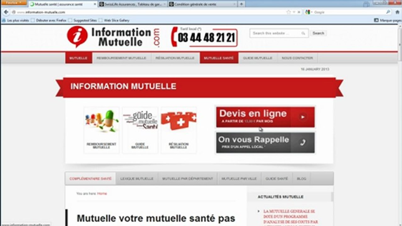 information mutuelle