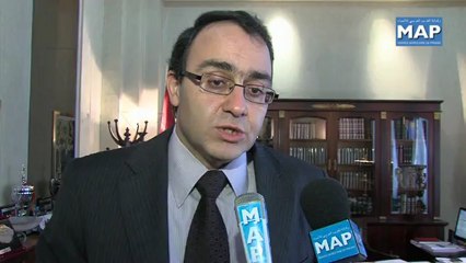 Entretien entre Karim Ghellab,et une délégation parlementaire de Finlande