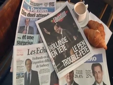 Les gros titres de la presse française au lendemain du premier tour