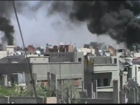 Homs sous les bombes