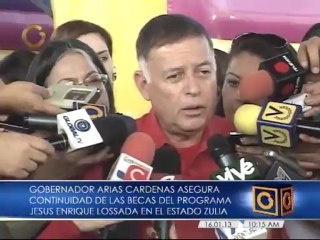 Gobernador del Zulia se compromete a continuar el programa de becas Jesús Enrique Lozada