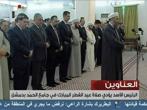 Les (très rares) apparitions publiques de Bachar Al-Assad