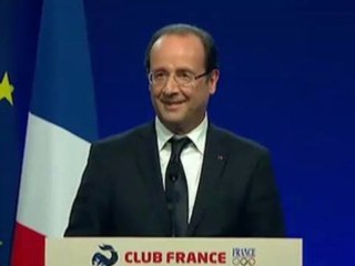 Hollande " Les Britanniques ont mis un tapis rouge aux athlètes français"