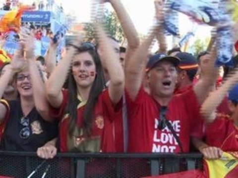 Euro : joie des Espagnols et déception des Ialiens