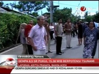 Séisme au large de Sumatra