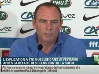 Pour Alain Boghossian, la tension chez les Bleus n'est "pas du tout tout comparable" avec celle de la Coupe du monde 2010