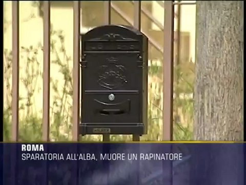 Sparatoria all'alba, muore rapinatore