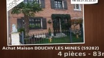 A vendre - maison - DOUCHY LES MINES (59282) - 4 pièces - 8