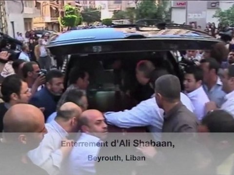 Enterrement du journaliste libanais mort en Syrie