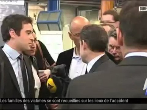 Nicolas Sarkozy à un journaliste : Couillon, va!