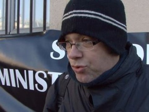 Manifestation des inspecteurs du travail : Anthony Smith - CGT