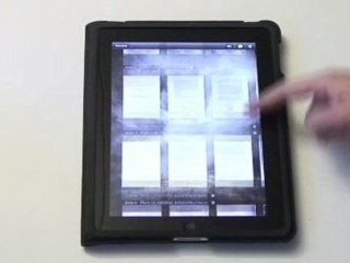 Démo d'eBooks sur iPad