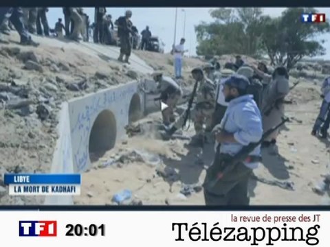 Télézapping : De la libération de Syrte au lynchage de Kadhafi