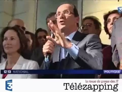Télézapping : Qui est François Hollande? Les JT s'interrogent.