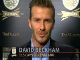 Prince William And David Beckham Celebrate English FA's 150th