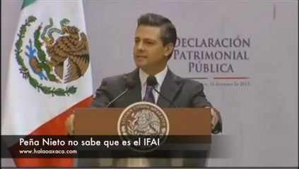 Enrique Peña Nieto IFAI - YouTube
