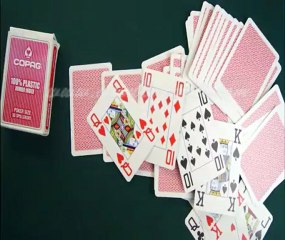 PLASTIC-PLAYING-CARDS--Copag 100%plastic jumbo index--Poker-cheat