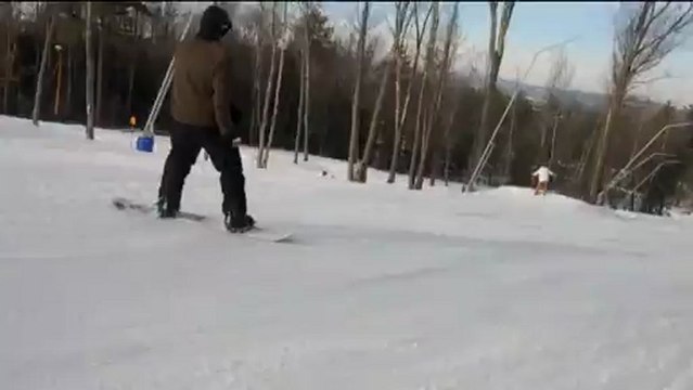 Snowboarding at Pat's Peak