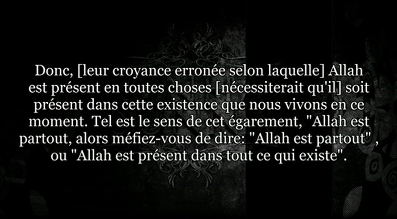 L'élévation d'Allah (al 'uluw) - cheikh al Albani