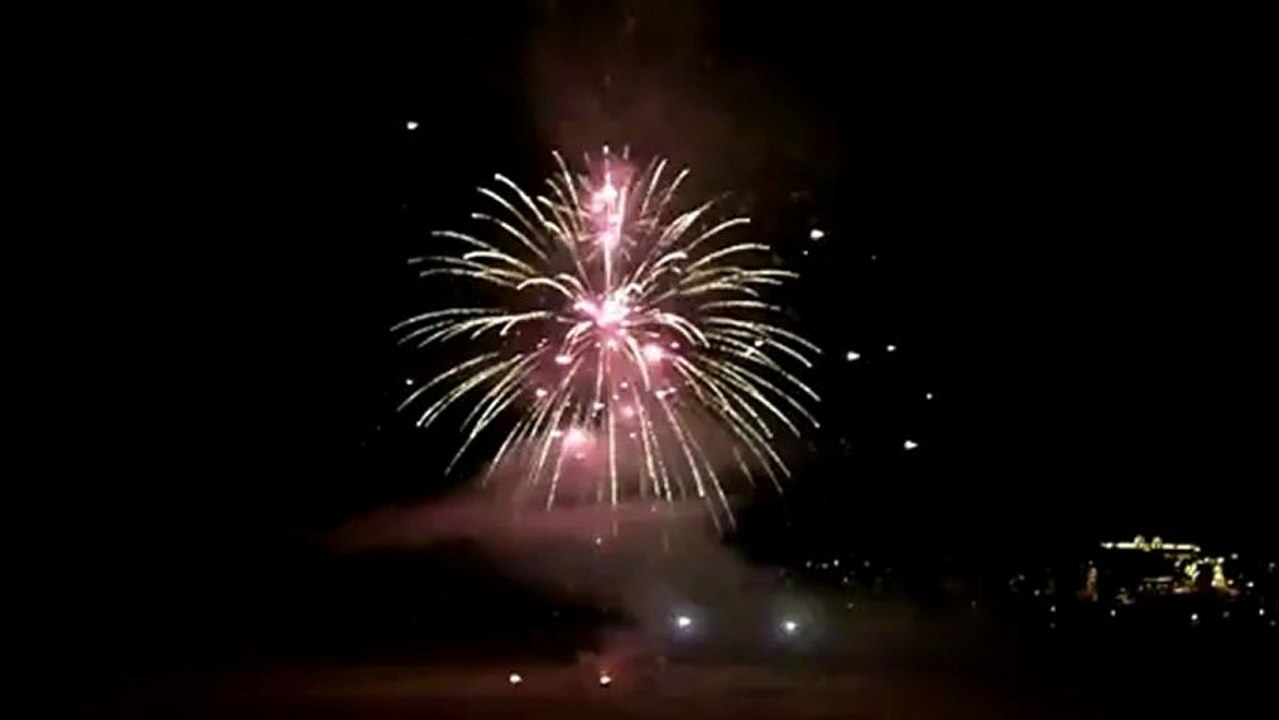 Feuerwerk Silvester 2013 St.Moritz mit E. Crameri