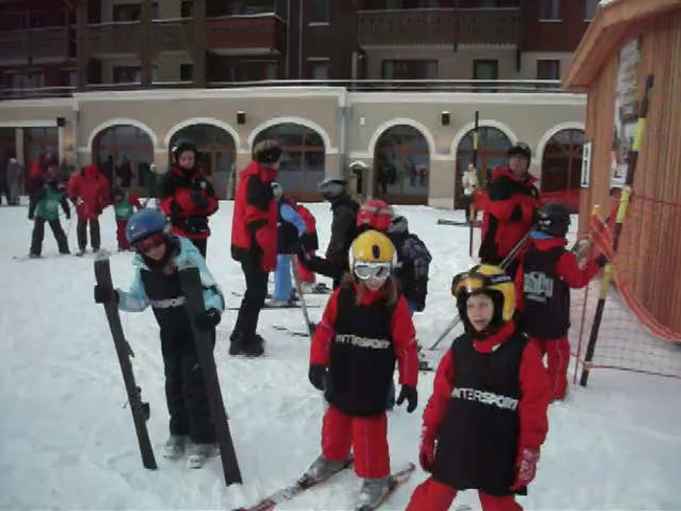 mercredi neige ASPA Seichamps 16 janvier 2013 preparation en bas des pistes