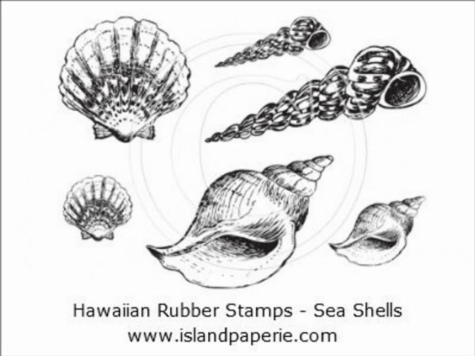 Lovely Hawaii Rubber Stamps At Island Paperie