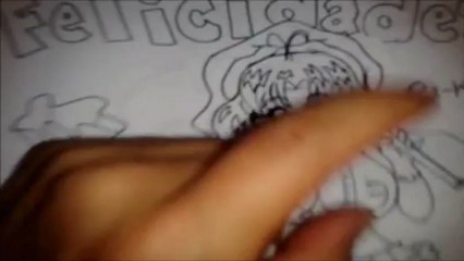 SAKURA CARD CAPTOR DRAW (RIKA CIERRE DE NAVIDAD)1#BOCETO