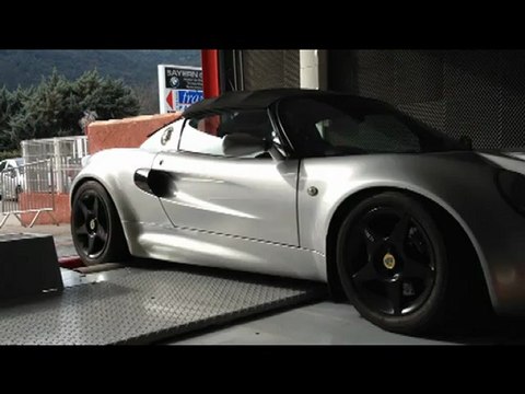::: o2programmation ::: Lotus Elise 192@220Cv Préparation sur Banc de Puissance Cartec a Marseille Gemenos, PACA