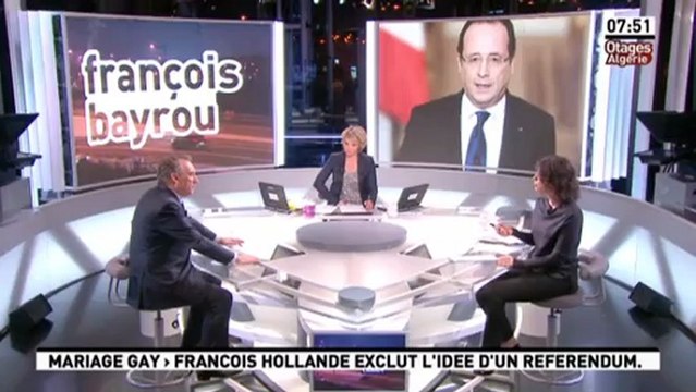 François Bayrou, invité de La Matinale sur Canal+ - 170113