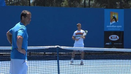 Paul Quétin affine le physique des Français à Melbourne