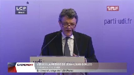 Évènements : Les voeux de Jean-Louis Borloo à la presse