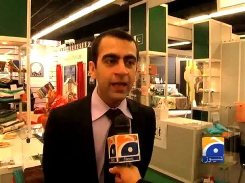Geo Reports-Pakistan at Heim Textile Fair-17 Jan 2013