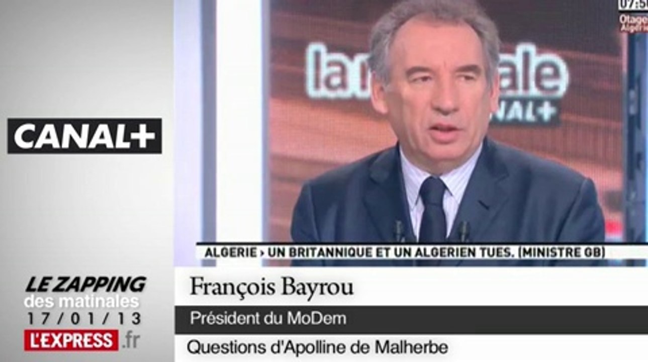 Prise d'otages: "L'Algérie est un Etat souverain qui a de l'expérience" / Zapping des matinales