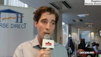 17/01/13 : Les Experts de Bourse Direct dans l'émission "Duplex Bourse" sur Décideurs TV