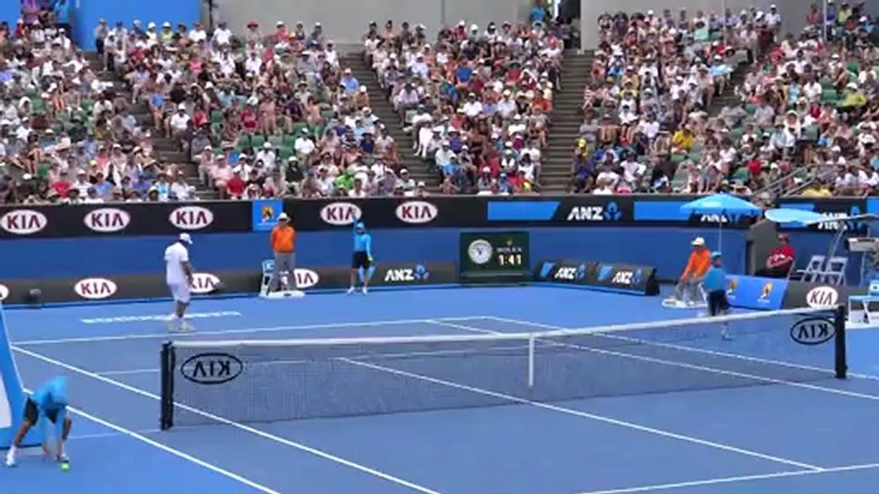 Open d'Australie: Melbourne, terrain de tennis et Tsonga!