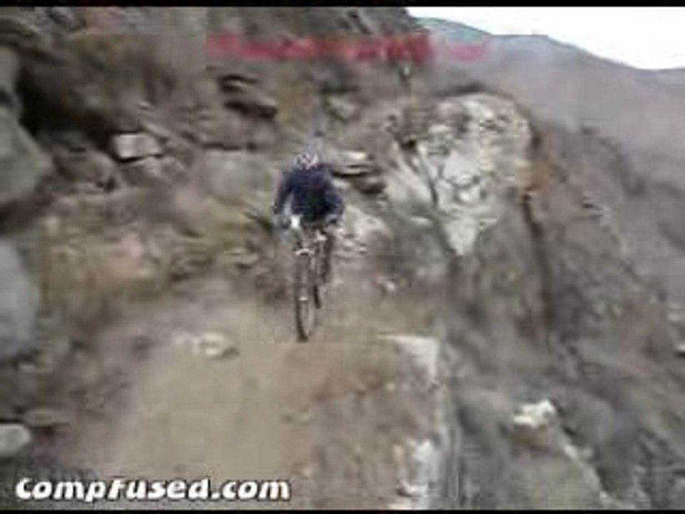 Chute en vtt